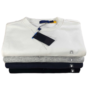 Camisa <span class=keywords><strong>de</strong></span> Diseñador <span class=keywords><strong>de</strong></span> Manga Larga para Hombre <span class=keywords><strong>de</strong></span> Alta Calidad con Bordado, Ropa Casual <span class=keywords><strong>de</strong></span> Marca Moderna en Color Blanco, Varios Tamaños - Product Image 3