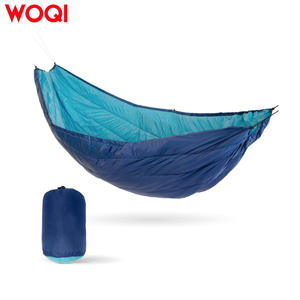 Saco de dormir tipo hamaca Woqi, azul, tipo sobre, de nailon, transpirable, ligero, portátil, para acampar, viajar, adultos - Product Image 1