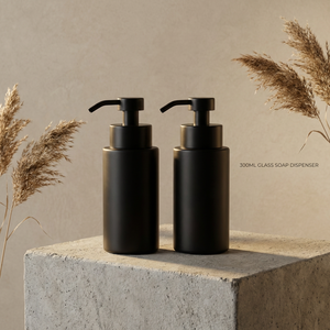 Accessoires de salle de bain : Ensemble distributeur de <span class=keywords><strong>savon</strong></span> en verre <span class=keywords><strong>noir</strong></span>, flacon de <span class=keywords><strong>savon</strong></span> <span class=keywords><strong>liquide</strong></span>, distributeur de détergent à pression pour <span class=keywords><strong>vaisselle</strong></span> et <span class=keywords><strong>savon</strong></span> <span class=keywords><strong>liquide</strong></span> pour les mains - Product Image 1