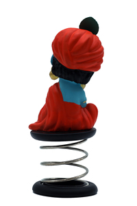 Hand-Painted Lord Krishna Spring Idol Blue Finish Decorative Car Dashboard & <b>Home</b> <b>Temple</b> Showpiece for Office & Gift - Product Image 3