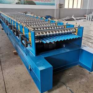 Линия по производству профилированного листа для стен и кровли с двигателем 5,5 кВт, управление ПЛК, для оцинкованной стали - Product Image 1