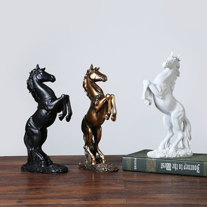 Décoration d'armoire à vin en résine artisanat <span class=keywords><strong>cheval</strong></span> cadeau porte-bonheur maison créative - Product Image 1