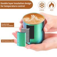 304 acier inoxydable tasse à eau café tasse à thé luxe Double paroi isolation sous vide tasses à boire
