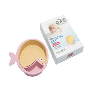 Nhà Máy Bán Buôn Tùy Chỉnh Bé Sợi Tre Kids Dinner Tấm Con Tấm Nhựa Kids Sets