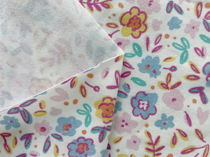 Tissu en maille 100 % coton biologique imprimé, respirant et écologique, à motifs floraux miniatures, idéal pour les robes, shorts et chemises tendance pour filles et garçons – Vente chaude - Product Image 6
