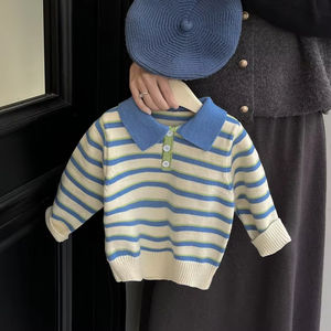 Mono de otoño para bebé recién <span class=keywords><strong>nacido</strong></span>, ropa de moda, mono de punto a rayas para niños, mono informal cómodo, niñas, niños, manga larga - Product Image 5