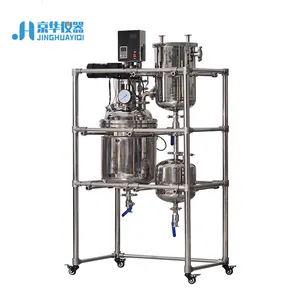 Fermentador biorreactor automático de acero inoxidable, 10L- 500L