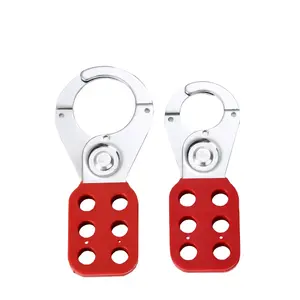 Best Quality Brady Loto Lockout Steel Lockout Safety Hasps 6 Lock Red lockout hasp