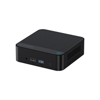 Nuevo Mini PC Oumax N150, Doble Puerto Gigabit Ethernet, Sin Ventilador, DDR4, 4K, Pantalla Dual, LAN 2.5G, Windows 11, Computadora para Juegos