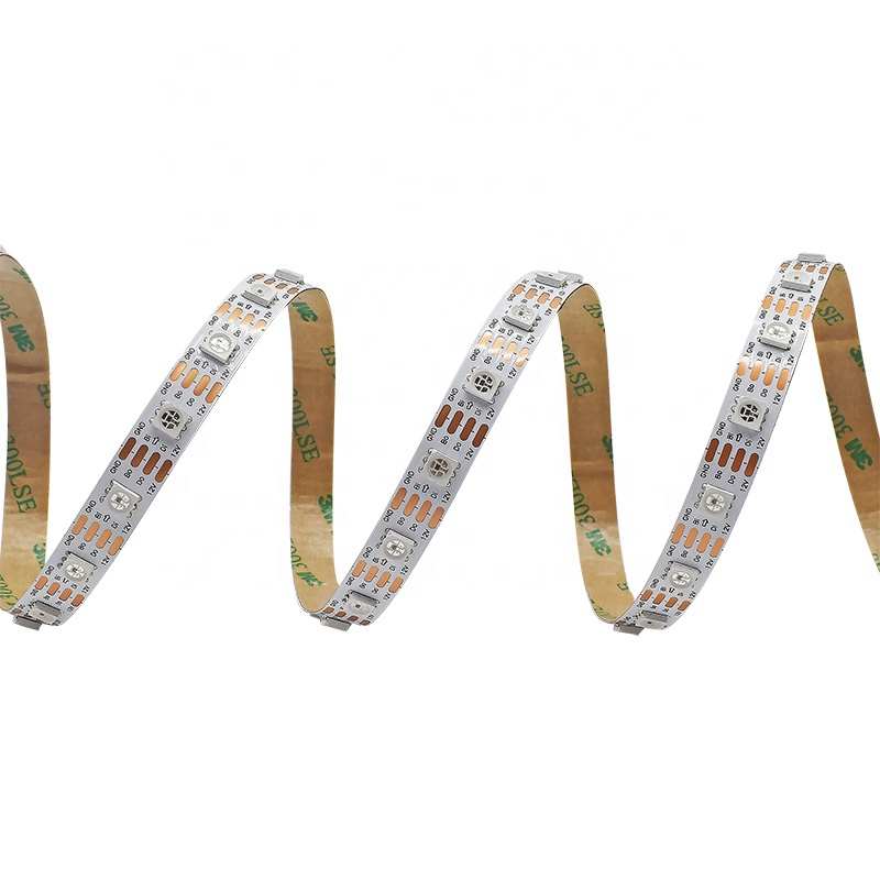 Bande lumineuse rgb colorée à 60led WS2815 adressable, ruban d'éclairage intégré SMD5050 intégré, 60pixels