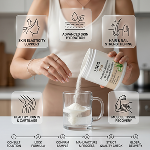 Collagène Peptides Complexe Nutritionnel Premium pour une Hydratation Quotidienne Naturelle et une Élasticité Accrue – Vente Directe Usine, MOQ Flexible, ODM - Product Image 2