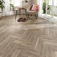 Plancher en SPC à clic en chevrons, imitation bois, imperméable, pour intérieur, en stock
