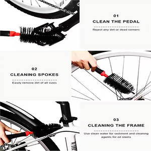 <span class=keywords><strong>Kit</strong></span> de herramientas de <span class=keywords><strong>bicicleta</strong></span> de plástico Muti, Juego de cepillos de <span class=keywords><strong>limpieza</strong></span> de cadena de <span class=keywords><strong>bicicleta</strong></span>, accesorios de ciclismo al aire libre, <span class=keywords><strong>Kit</strong></span> de herramientas de fregado de mantenimiento de <span class=keywords><strong>bicicleta</strong></span> de <span class=keywords><strong>carretera</strong></span> - Product Image 4