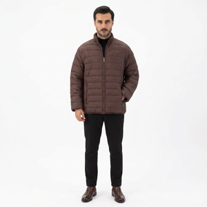 Veste matelassée d'hiver pour homme, personnalisée, à fermeture éclair intégrale, chaude, rembourrée en coton, en toile respirante à séchage rapide, style urbain – Grande Vente - Product Image 1