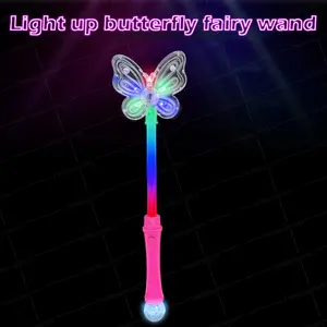 Fairy Luminous Light Up Wand Multicolor Lighting Toy Unicorn Baton LED Snowflake Wand Glow Lighting Toys For Kid