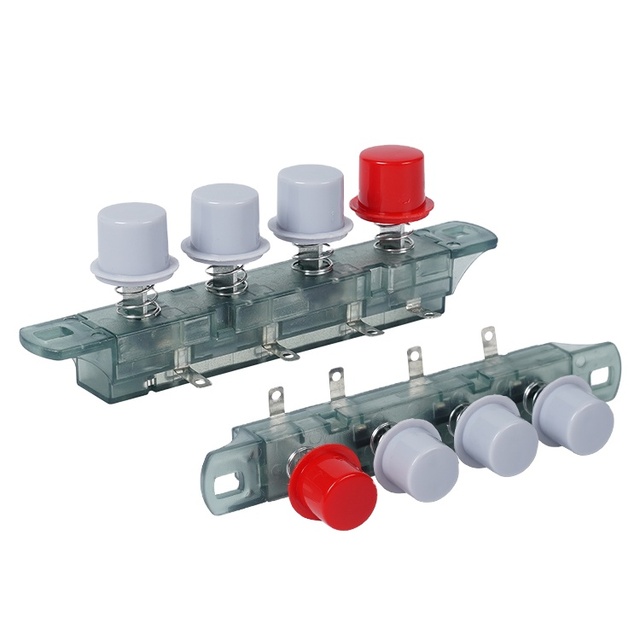 Keyboard Type Home Appliances Tower Pedestal Fans Parts 4 Pin 3 Speed Button Switch