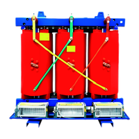 Transformateur sec 200 KVA 10 KV SC(B)14 Niveau 2 Triphasé Trois enroulements Dyn11 Faible perte 4% Impédance 50Hz Certifié IEC
