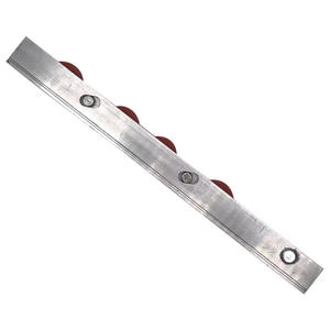 Kapı sürgülü kapı mobilya kasnak tekerlekler uygulama için yeni dört naylon sürgü makarası u-oluk alüminyum sürgülü pencere - Product Image 6