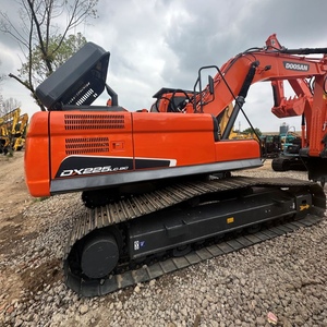 Excavatrice sur chenilles d'occasion Doosan DX225 de 22,5 tonnes, d'origine coréenne, à faible nombre d'heures de fonctionnement, équipement de construction hydraulique - Product Image 3