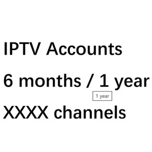 Abbonamento IPTV per 12 mesi funziona stabile senza supporto buffer android iOS box
