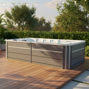 Bain à remous moderne pour hôtel, hydrothérapie, piscine, <span class=keywords><strong>spa</strong></span>, 10 <span class=keywords><strong>places</strong></span>, jacuzzi, piscine, bain à remous, <span class=keywords><strong>acrylique</strong></span> blanc, massage, bain à remous extérieur - Product Image 4