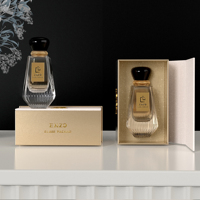 Bouteilles en verre vides opaques coniques de luxe vaporisateur cosmétique 100ML atomiseur femme femmes bouteille de parfum avec bouchon