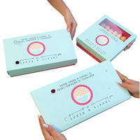 Boîte à gaufres personnalisée avec logo imprimé, emballage en carton alimentaire, boîte à mini-gâteaux pour la restauration avec séparateurs