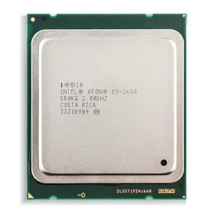 Used Xeon Server E5-2650 for Intel Xeon Processor CPU 2.00GHz 32NM 20MB 95W LGA2011 CPU