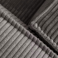 Canapé modulaire en blocs de tissu premium vert mousse, minimaliste moderne, en mousse haute densité, pour une combinaison libre et décontractée