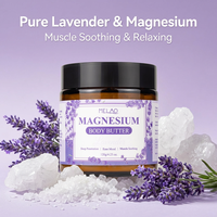 Lotion corporelle en gros à la niacinamide - Crème éclaircissante au magnésium et au rétinol - Beurre corporel au lavande pour le sommeil, idéal pour les peaux noires