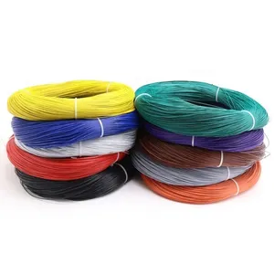 Estándar americano de alta calidad 1571 Cable de un solo núcleo 10 colores Casa Cable de PVC 30V 32AWG Cable eléctrico Flexible de bajo voltaje