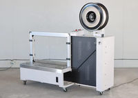 Machine à cerclage automatique électrique pour cartons lourds, table basse 450 mm, avec courroie PP pour boîtes en carton