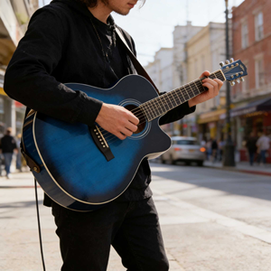 <span class=keywords><strong>Chitarra</strong></span> da Viaggio di Alta Qualità Made in China, Strumenti Musicali Professionali, Chitarre Acustiche da 40 Pollici per Principianti - Product Image 2