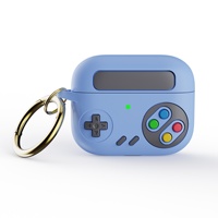 Housse de protection en silicone imprimée console de jeu vintage 2026 pour AirPods Gen 1 2 3 4 Pro 3 Pro 2, résistante aux chocs