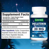 Meilleures ventes Comprimés de mélatonine de bonne qualité avec niacine Favorise le sommeil naturel et soutient le sommeil Comprimés de qualité Complément alimentaire