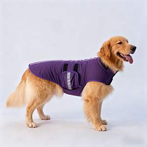 Ropa <span class=keywords><strong>de</strong></span> Invierno para Perros Grandes, Abrigo Grueso y Cálido <span class=keywords><strong>de</strong></span> Poliéster, Estilo Casual para Golden Retriever/Samoiyed/Border <span class=keywords><strong>Collie</strong></span>, Perros Medianos-Grandes - Product Image 6