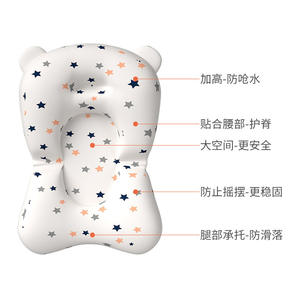 Alfombra de Baño Personalizada para Bebé, Antideslizante, Red de Baño Flotante para Bebés, Forma de Manzana, 0-12 Meses, Forma de T - Product Image 5