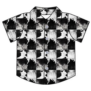 Camisas de Manga Corta con Botones para Niños, Diseño Personalizado de Vaquero Occidental, Novedad 2026 - Product Image 4