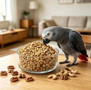 Alimento para Aves, Pellets Grandes para Loros, Alimento Nutritivo para Loros, para Ara, Cacatúa, Loro Gris Africano, Loro Amazon, Personalizable con OEM - Product Image 1