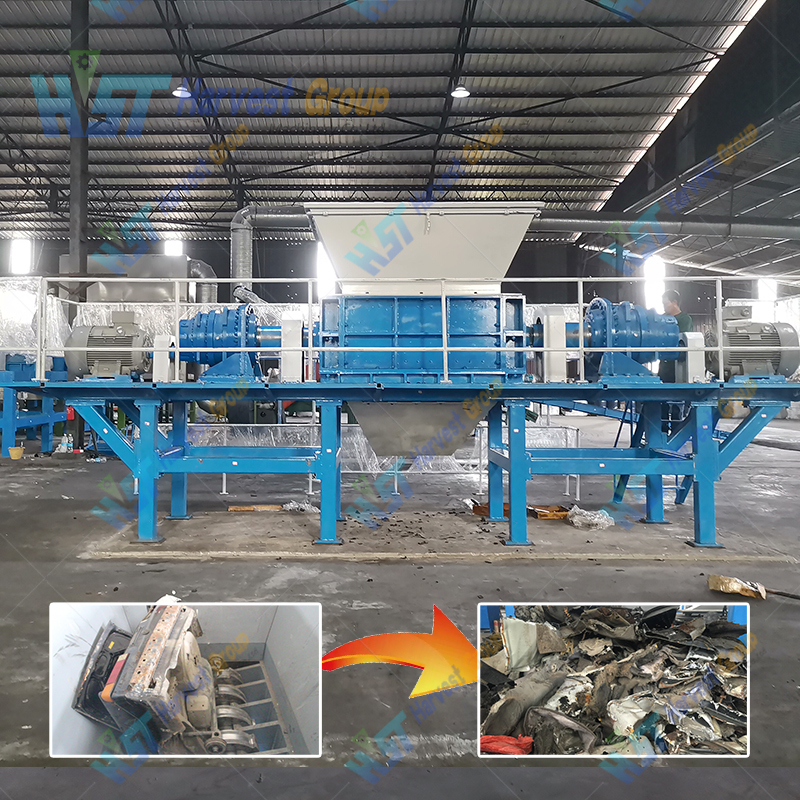 Industrial Shredder 22kw 37kw 45kw Scrap