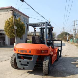 Heli Factory Supply Used <b>Transporting</b> Forklift 7 Ton Diesel Forklift Heli 7t Second Hand Original Quality Hydraulic Side Shifter - Product Image 3