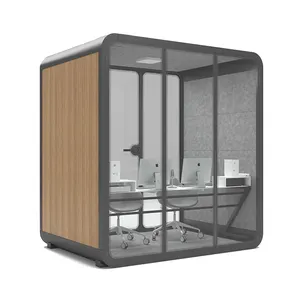 Manufacturers Working Prefabricated House Foldable Cabin Prefab Office Pod Soundproof Phone Booths