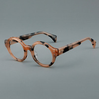 Cadre de lunettes en acétate vintage fait à la main solide rétro marque de luxe lunettes de créateur pour hommes femmes Prescription lunettes de myopie