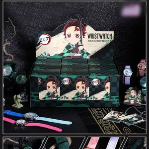นาฬิกาข้อมือลายดาบพิฆาตอสูร ชุด 9 ชิ้น ของแท้ 100% ยอดนิยม กล่องสุ่ม ตัวละครทันจิโร่ เนซึโกะ ของเล่นอนิเมะญี่ปุ่น ของขวัญสำหรับเด็ก - Product Image 2