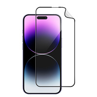 Protection d'écran souple en hydrogel HD transparent anti-espion pour 15/16/17 Pro Max (vente en gros)