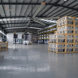 AMCLING 16ft 12ft 220V 1.5kw 1.1kw Gran 5 Aspas Pmsm Hvls Motor de Ventilador de Techo Industrial - Product Image 2