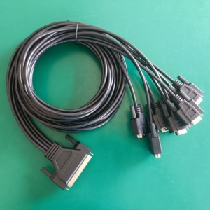 CBL-M62M9x8 cổng nối tiếp cáp với braid che chắn PVC Áo khoác db62 Dsub 62pin để <span class=keywords><strong>8</strong></span> cổng DB9 chuyển động Cáp điều khiển - Product Image 2