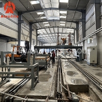 Mesin Pembuat Genteng Semen Kecepatan Tinggi Amulite Lini Produksi Genteng Non-Asbes