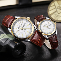 Wlisth S903 Top Marke Paar Quarzuhr Luxus Luminous Chronograph Armbanduhr Echtes Leder Wasserdichte Kalender Liebhaber Uhr