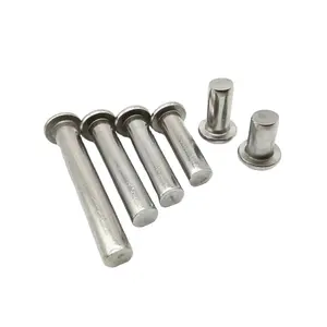 Factory Price Custom Support Stainless Steel Aluminate Round Dome Head Solid Rivets Mushroom Head Solid Rivets 5*10mm